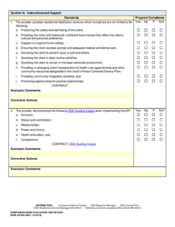 DSHS Form 09-995 Companion Home Evaluation and Review - Washington, Page 12