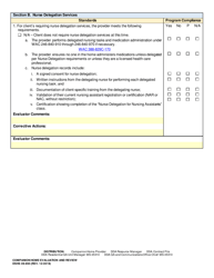 DSHS Form 09-995 Companion Home Evaluation and Review - Washington, Page 4
