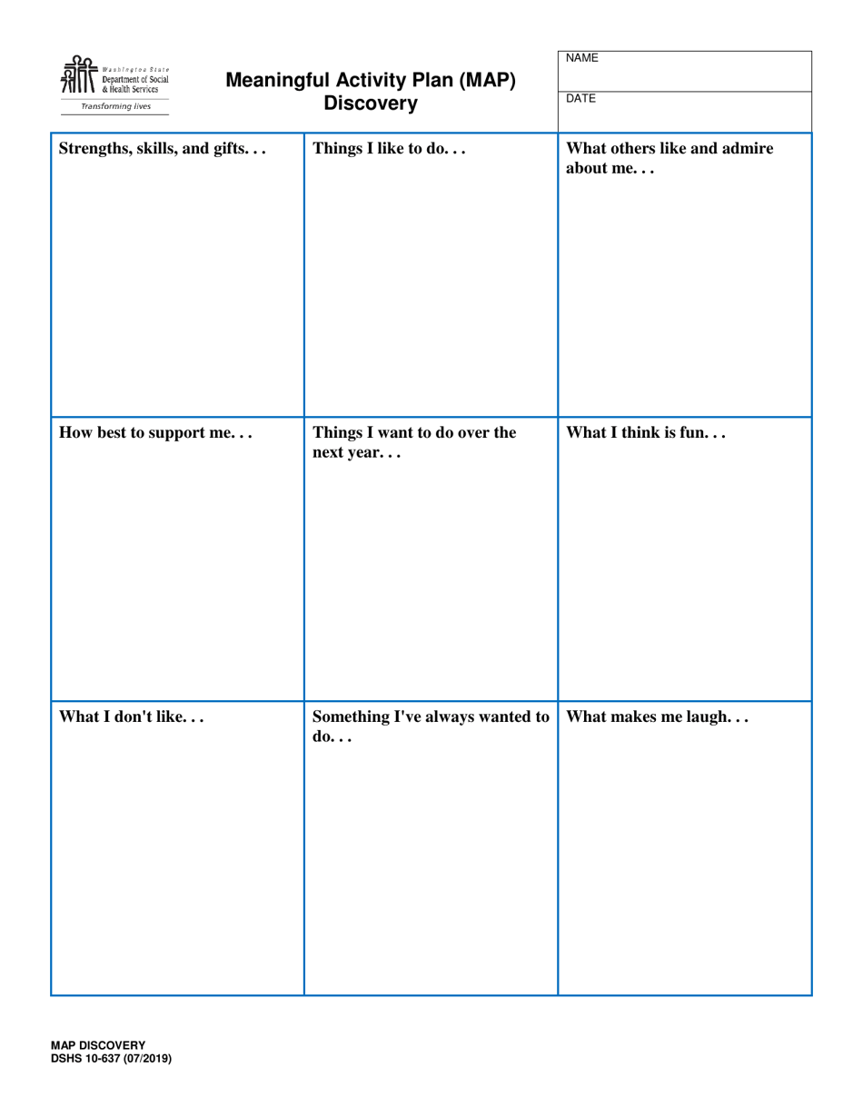 DSHS Form 10-637 - Fill Out, Sign Online and Download Printable PDF ...