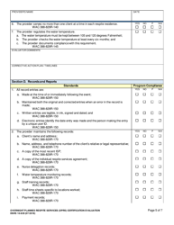 DSHS Form 10-639 Overnight Planned Respite Services (Oprs) Certification Evaluation - Washington, Page 5