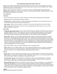 DSHS Form 14-012 Consent - Washington (Turkish), Page 3