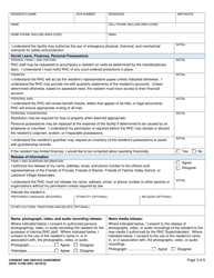 DSHS Form 15-508 Consent and Service Agreement - Washington, Page 3