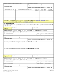 DSHS Form 15-550 Community Instructor Application - Washington, Page 3