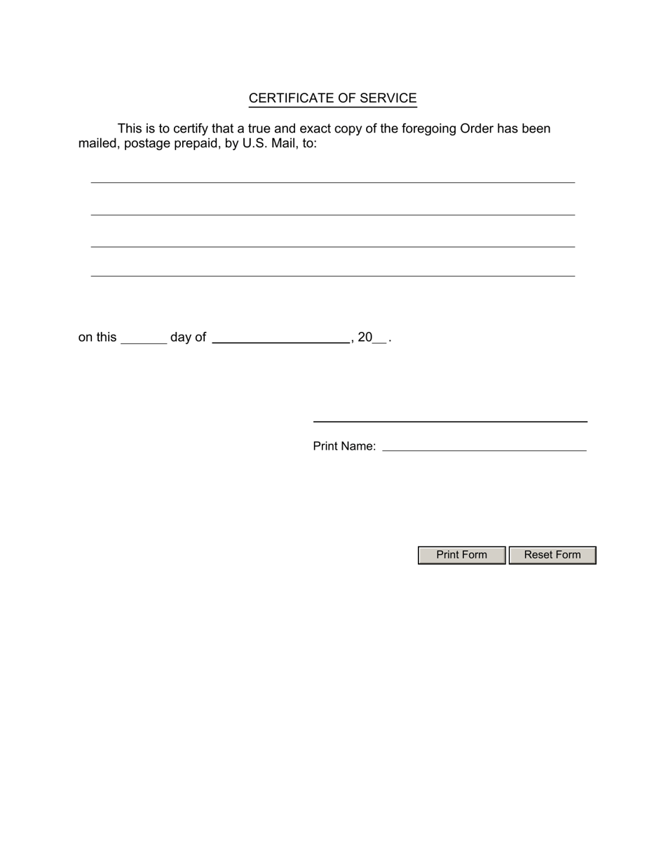 Order - Tennessee, Page 2