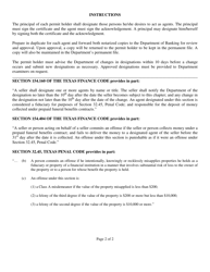 Agent Designation Certificate - Texas, Page 2