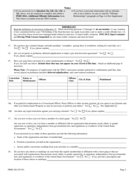 Form PERS282 Employment Application Supplement - Texas, Page 2