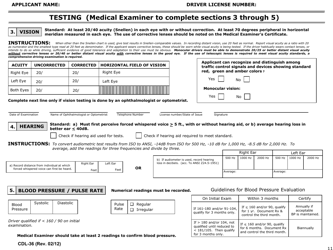 Form CDL-36 Texas Intrastate Vision Waiver Application and Physical Examination Report - Texas, Page 11