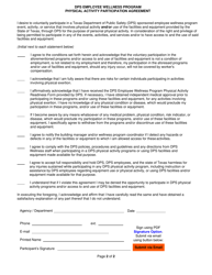 Form ETR-161 Physical Activity Readiness Form - Texas, Page 2