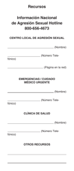 Formulario VESS-23S Derechos Adicionales De Las Victimas De Agresion Sexual - Texas (Spanish), Page 2