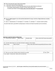 Form RC-4A Personal History Statement - Texas, Page 28