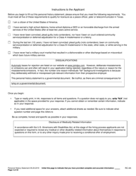 Form RC-4A Personal History Statement - Texas, Page 3