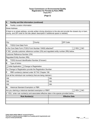 Form PI-7 (10228) Registration for Permits by Rule (Pbr) - Texas, Page 12