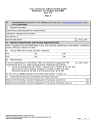 Form PI-7 (10228) Registration for Permits by Rule (Pbr) - Texas, Page 15