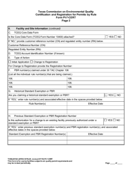 Form PI-7-CERT (20182) Certification and Registration for Permits by Rule - Texas, Page 11