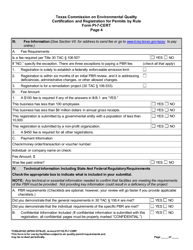Form PI-7-CERT (20182) Certification and Registration for Permits by Rule - Texas, Page 13