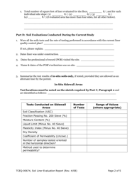 Form 00674 Municipal Solid Waste Landfill Site Soil Liner Evaluation Report - Texas, Page 3