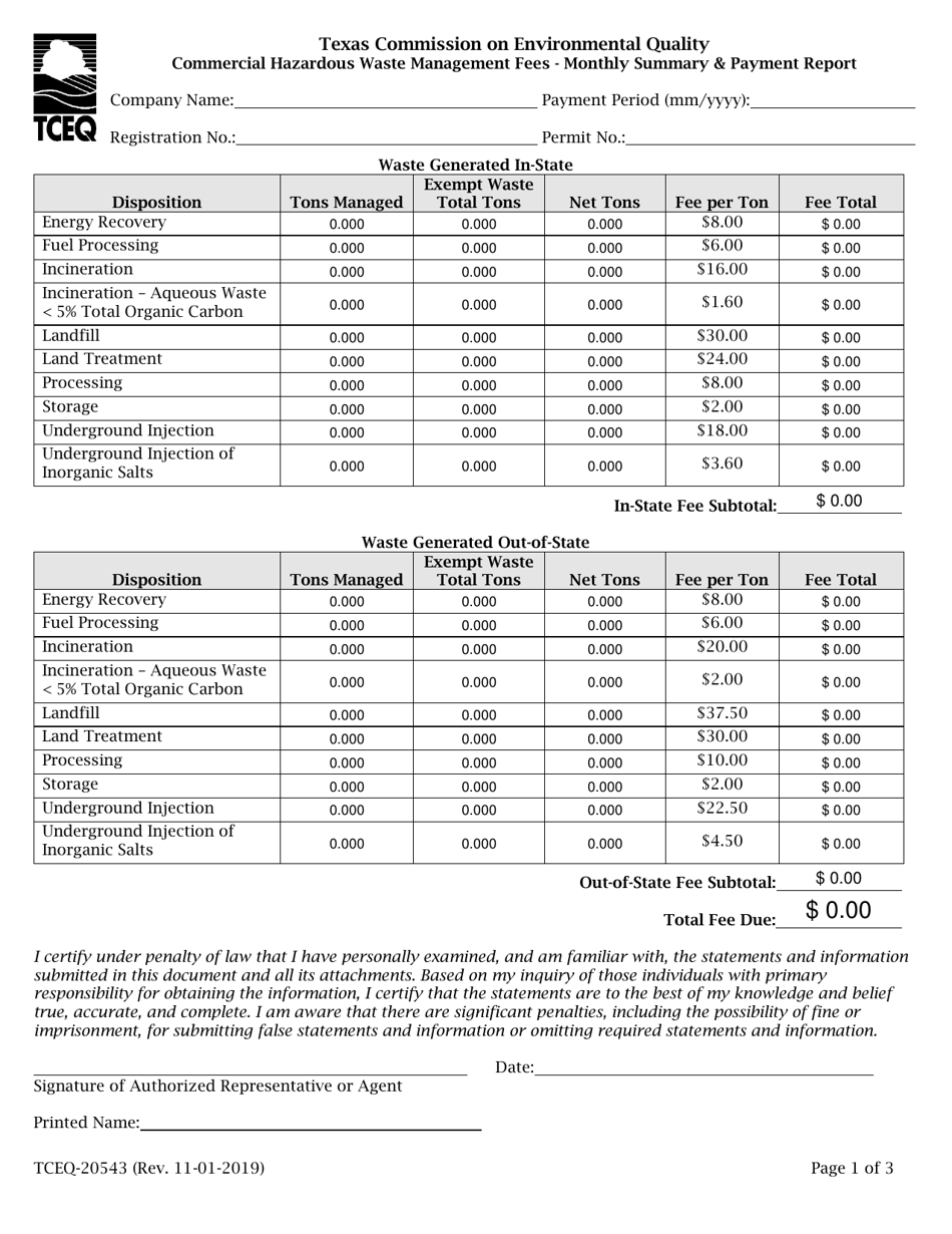 Waste Management Report Template