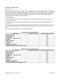 Form 20544 Non-commercial Hazardous Waste Management Fees - Monthly Summary &amp; Payment Report - Texas, Page 3
