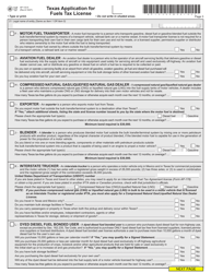 Form AP-133 Texas Application for Fuels Tax License - Texas, Page 5