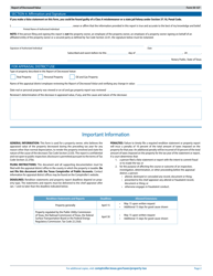 Form 50-127 Report of Decreased Value - Texas, Page 2