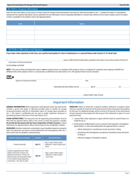 Form 50-148 Report of Leased Space for Storage of Personal Property - Texas, Page 2