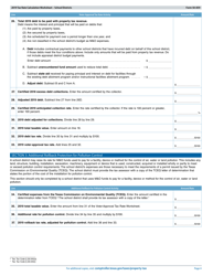 Form 50-859 Tax Rate Calculation Worksheet School Districts - Texas, Page 4