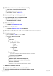 Qe Provider Application Checklist - 4-year Renewal - Texas, Page 2