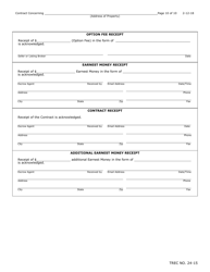 TREC Form 24-15 New Home Contract (Completed Construction) - Texas, Page 10