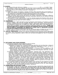 TREC Form 24-15 New Home Contract (Completed Construction) - Texas, Page 5
