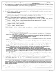 TREC Form OP-H Seller&#039;s Disclosure Notice - Texas, Page 3