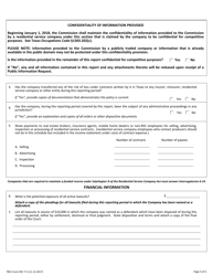 TREC Form RSC7-5 Mid-year Report by Residential Service Company - Texas, Page 3