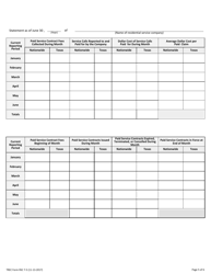 TREC Form RSC7-5 Mid-year Report by Residential Service Company - Texas, Page 5