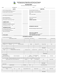 Document preview: Balance Sheet - Utah