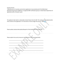 Sample Industrial Hemp Application - Utah, Page 3