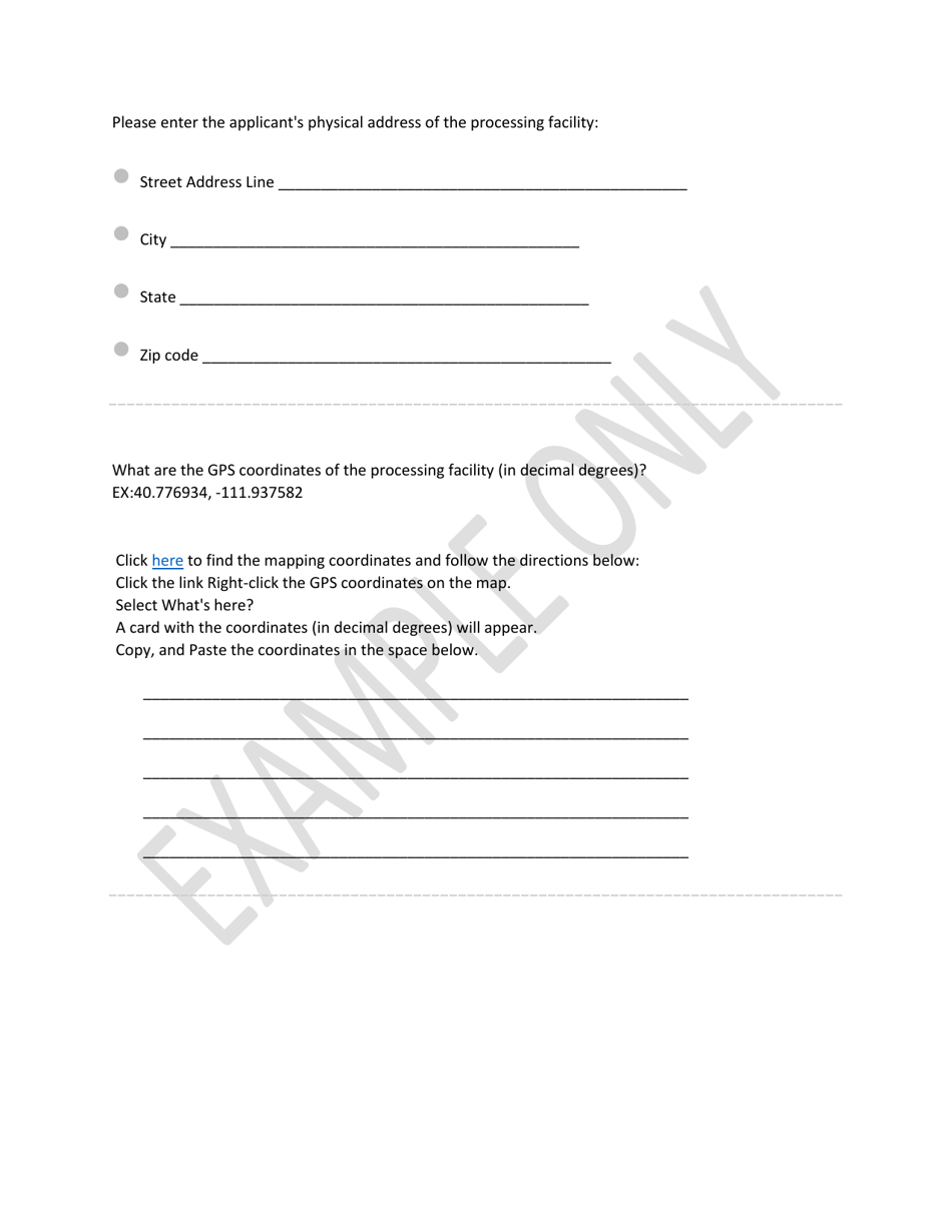 Sample Industrial Hemp Application - Utah, Page 4