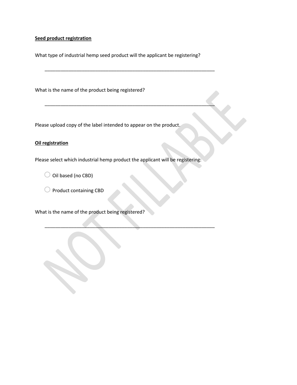 Sample Application - Product Registration - Utah, Page 5