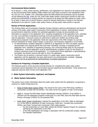 Instructions for Public Water System Construction Permit Application - Vermont, Page 2