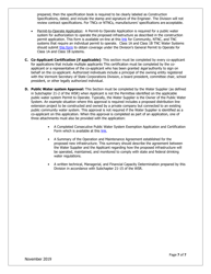 Instructions for Public Water System Construction Permit Application - Vermont, Page 7