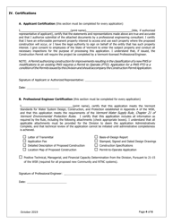 Application for a Public Water System Construction Permit - Vermont, Page 4
