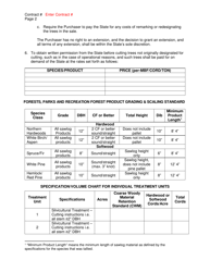 Timber Sale Contract Template - Vermont, Page 2