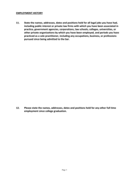 Application for Candidates for Magistrate - Vermont, Page 3
