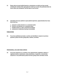Application for Candidates for Magistrate - Vermont, Page 8