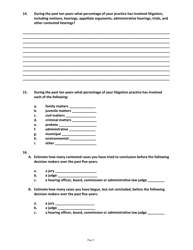 Application for Candidates for Superior Court Judge - Vermont, Page 5