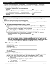 Form 400-00802 Child Support Order - Vermont, Page 2