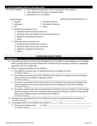 Form 400-00802M Medical Support Order - Vermont, Page 2