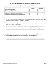 Form 400-00802M Medical Support Order - Vermont, Page 8