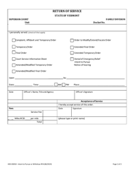 Form 400-00858 Intent to Pursue or Withdraw Complaint for Rfa - Vermont, Page 2