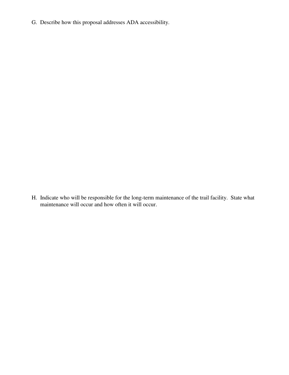 Form DCR199-195 Recreational Trails Program Application - Virginia, Page 6