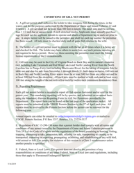 Application for Gill Net Permit (Back Bay and North Landing River Only) (15 - Gnet) - Virginia, Page 2