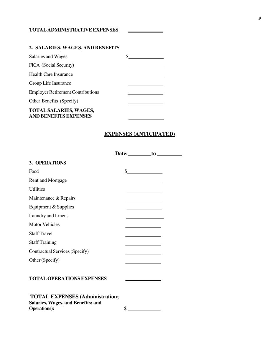 Form 032-05-0431-11 Initial Application for a License to Operate a Child Day Center (CDC) - Virginia, Page 9